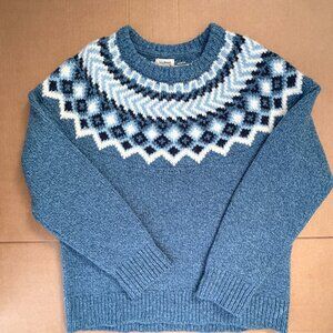 LL Bean Women's Faire Isle Sweater SP